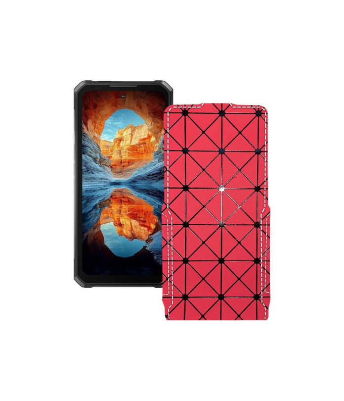 Чохол-флип з екошкіри для телефону Oukitel WP100 Titan