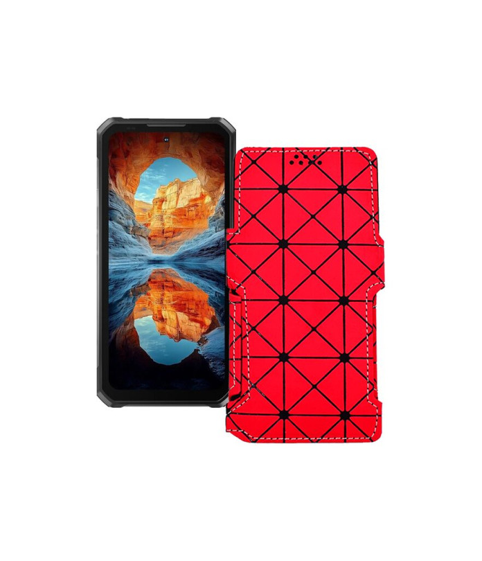 Чохол-книжка з екошкіри для телефону Oukitel WP100 Titan