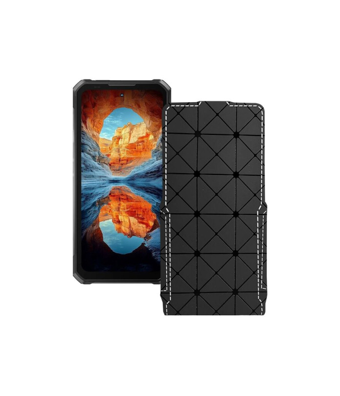 Чохол-флип з екошкіри для телефону Oukitel WP100 Titan