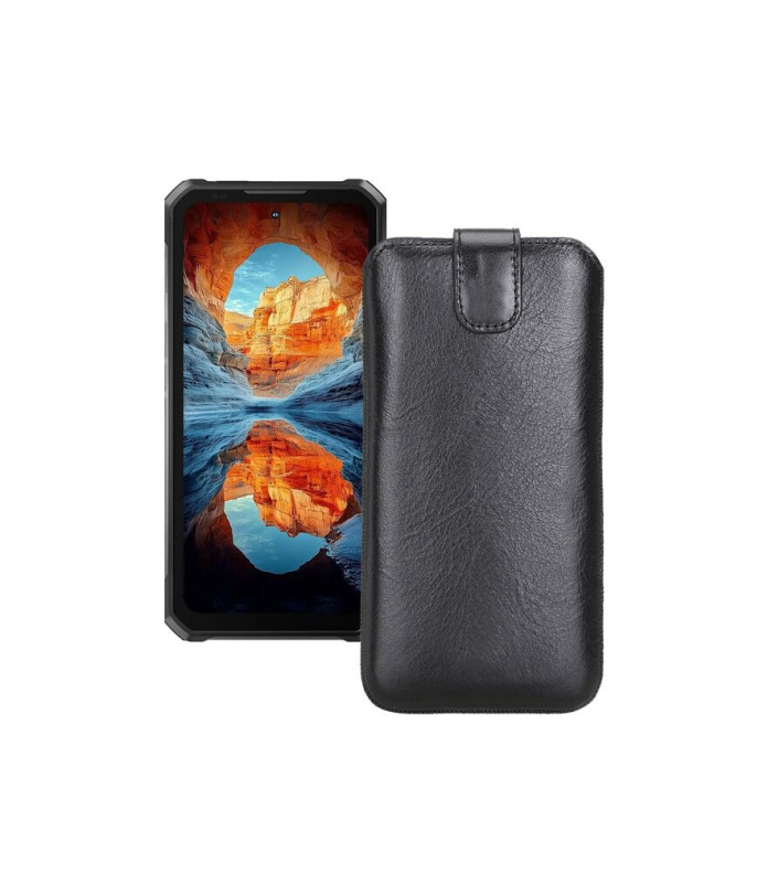 Витяжка з екошкіри для телефону Oukitel WP100 Titan