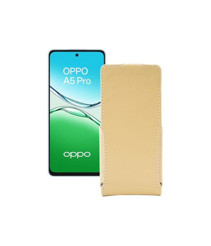 Чохол-флип з екошкіри для телефону OPPO A5 Pro (CPH2711, CPH2695)
