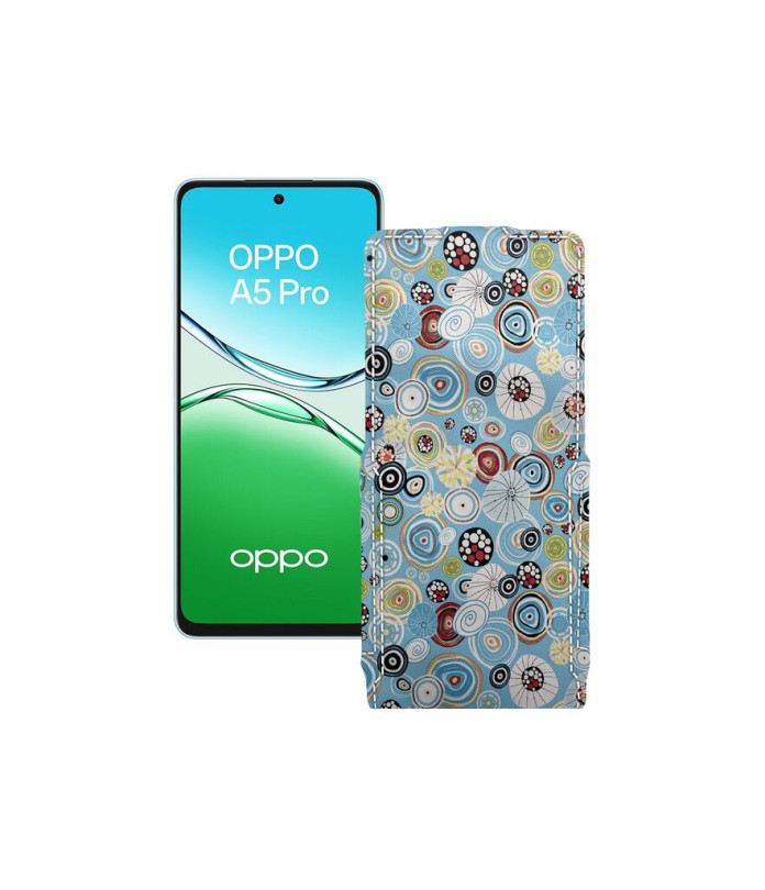 Чохол-флип з екошкіри для телефону OPPO A5 Pro (CPH2711, CPH2695)