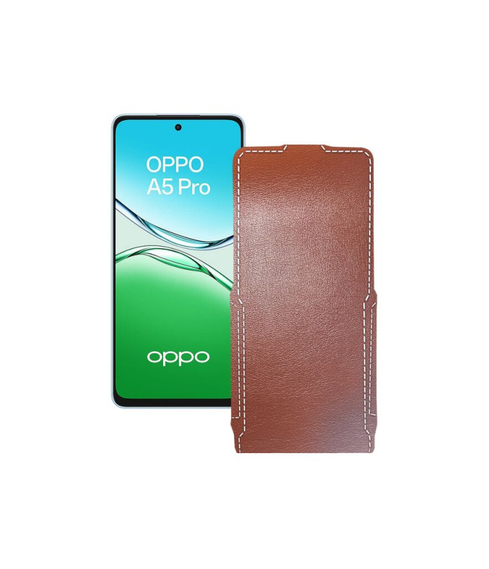 Чохол-флип з екошкіри для телефону OPPO A5 Pro (CPH2711, CPH2695)
