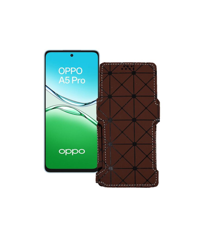 Чохол-книжка з екошкіри для телефону OPPO A5 Pro (CPH2711, CPH2695)