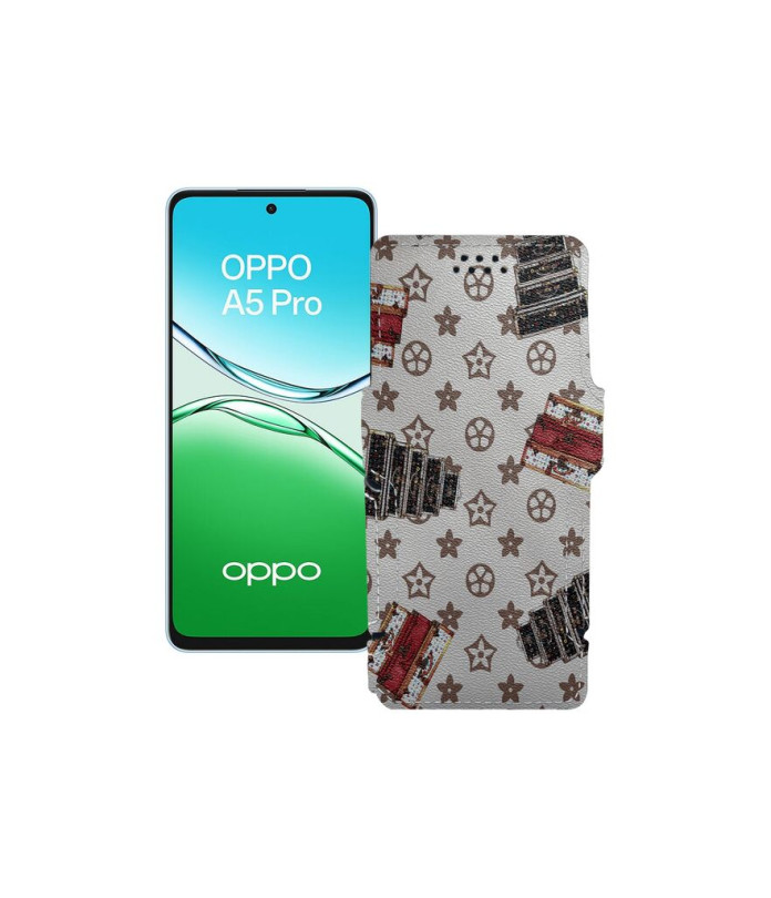 Чохол-книжка з екошкіри для телефону OPPO A5 Pro (CPH2711, CPH2695)