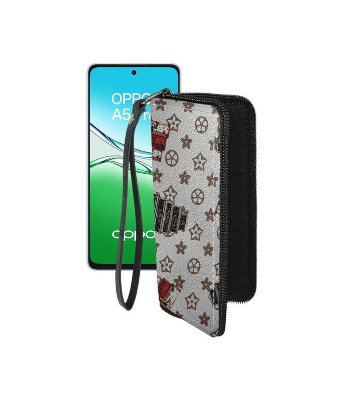 Чохол-гаманець з екошкіри для телефону OPPO A5 Pro (CPH2711, CPH2695)