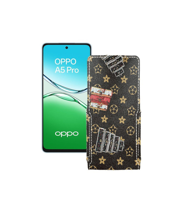 Чохол-флип з екошкіри для телефону OPPO A5 Pro (CPH2711, CPH2695)