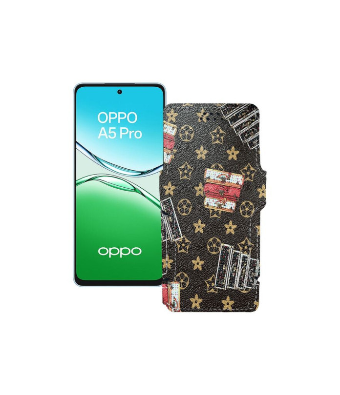 Чохол-книжка з екошкіри для телефону OPPO A5 Pro (CPH2711, CPH2695)
