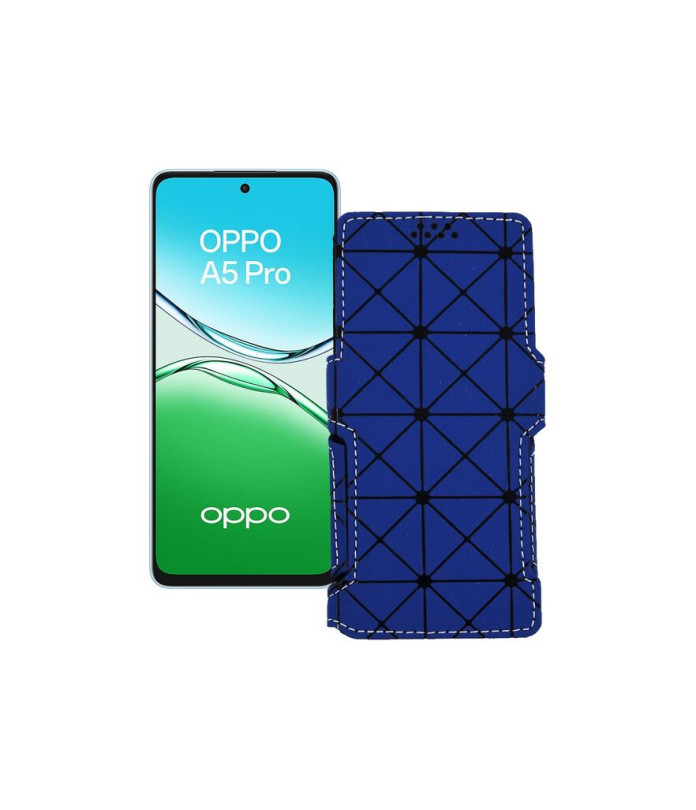 Чохол-книжка з екошкіри для телефону OPPO A5 Pro (CPH2711, CPH2695)