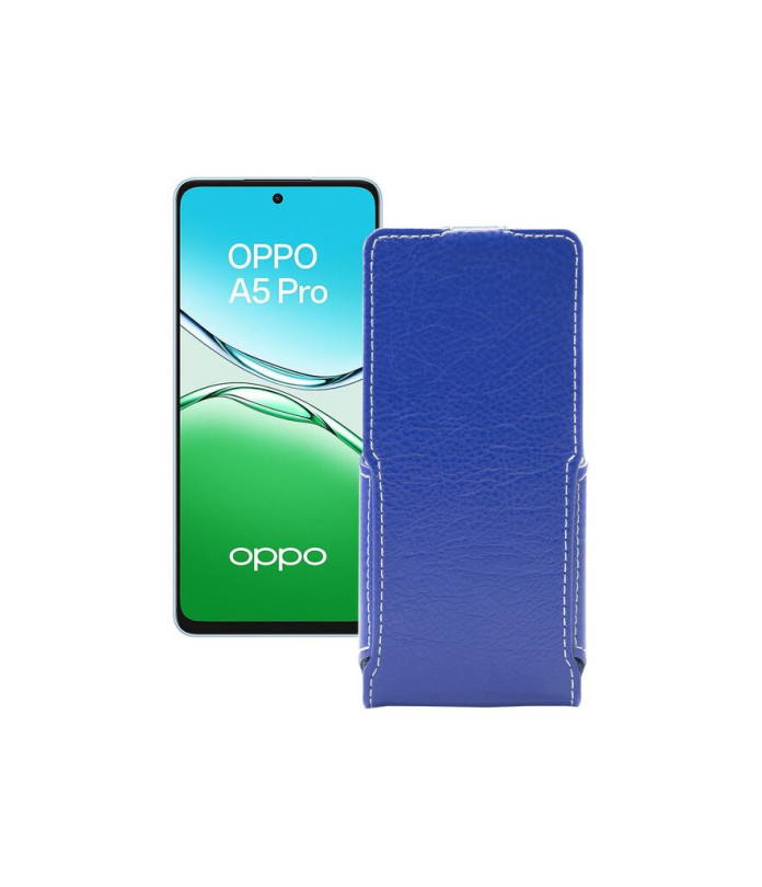 Чохол-флип з екошкіри для телефону OPPO A5 Pro (CPH2711, CPH2695)