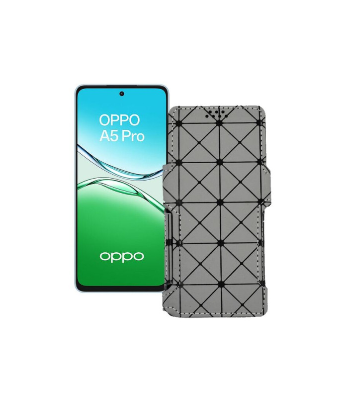 Чохол-книжка з екошкіри для телефону OPPO A5 Pro (CPH2711, CPH2695)