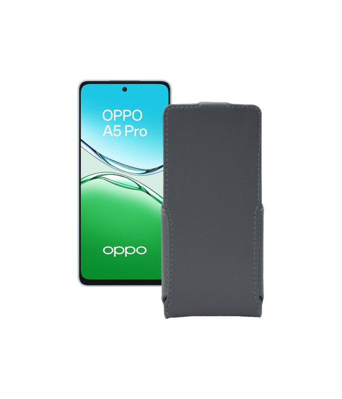Чохол-флип з екошкіри для телефону OPPO A5 Pro (CPH2711, CPH2695)
