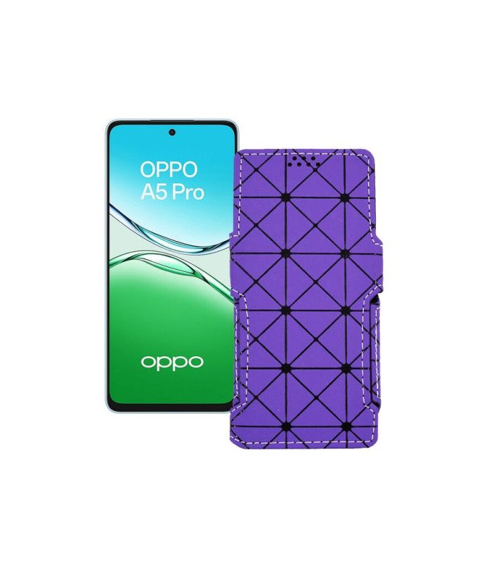 Чохол-книжка з екошкіри для телефону OPPO A5 Pro (CPH2711, CPH2695)