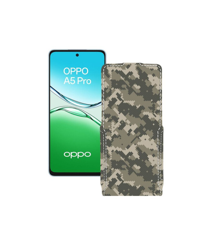 Чохол-флип з екошкіри для телефону OPPO A5 Pro (CPH2711, CPH2695)