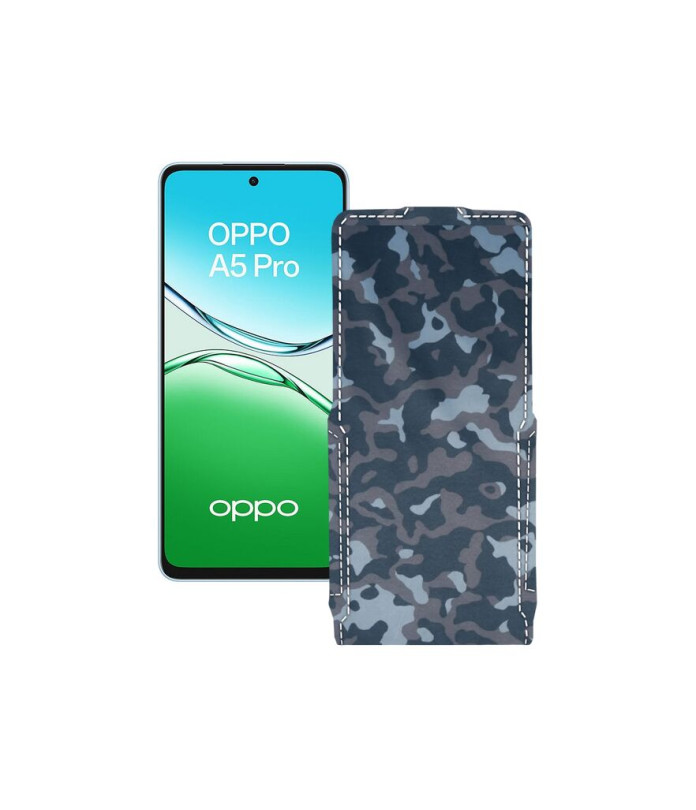 Чохол-флип з екошкіри для телефону OPPO A5 Pro (CPH2711, CPH2695)