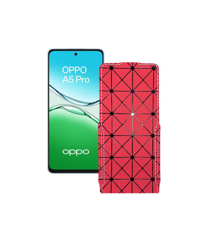 Чохол-флип з екошкіри для телефону OPPO A5 Pro (CPH2711, CPH2695)