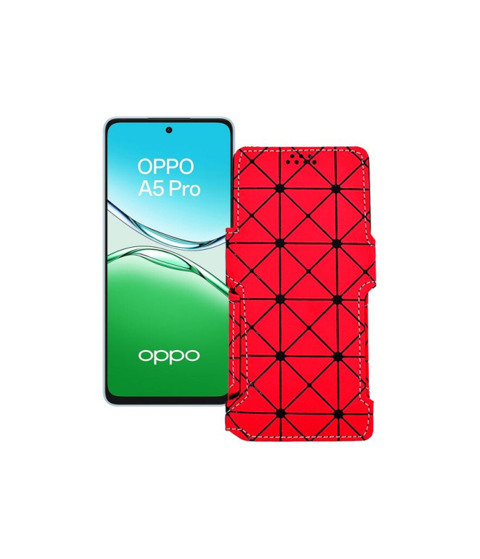 Чохол-книжка з екошкіри для телефону OPPO A5 Pro (CPH2711, CPH2695)