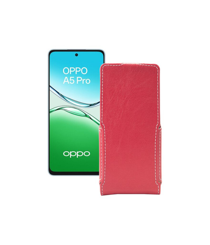 Чохол-флип з екошкіри для телефону OPPO A5 Pro (CPH2711, CPH2695)