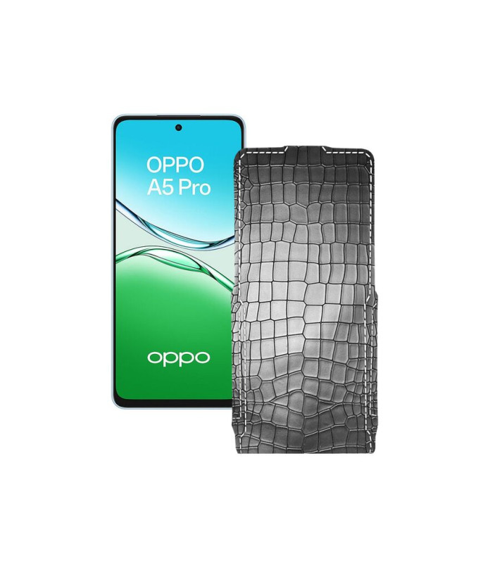 Чохол-флип з екошкіри для телефону OPPO A5 Pro (CPH2711, CPH2695)