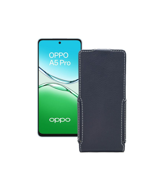 Чохол-флип з екошкіри для телефону OPPO A5 Pro (CPH2711, CPH2695)