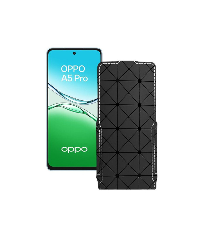 Чохол-флип з екошкіри для телефону OPPO A5 Pro (CPH2711, CPH2695)