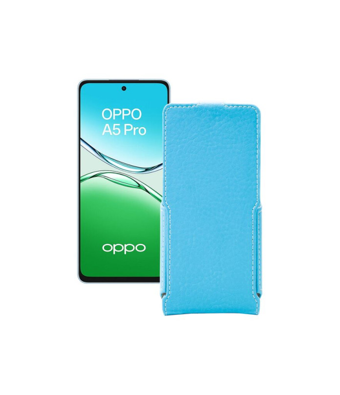 Чохол-флип з екошкіри для телефону OPPO A5 Pro (CPH2711, CPH2695)