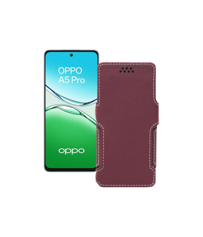 Чохол-книжка з екошкіри для телефону OPPO A5 Pro (CPH2711, CPH2695)