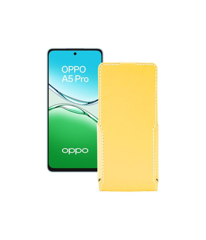 Чохол-флип з екошкіри для телефону OPPO A5 Pro (CPH2711, CPH2695)