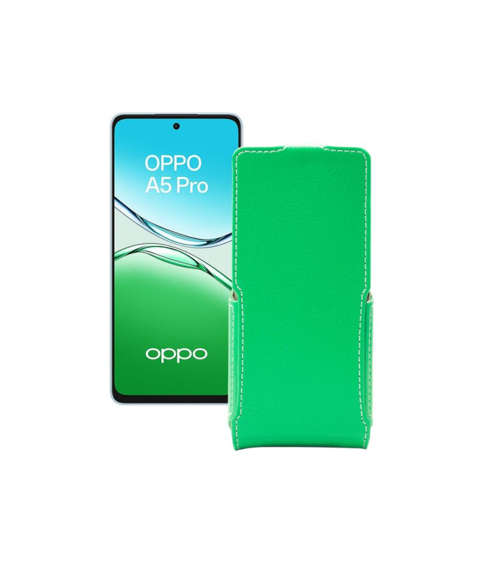 Чохол-флип з екошкіри для телефону OPPO A5 Pro (CPH2711, CPH2695)