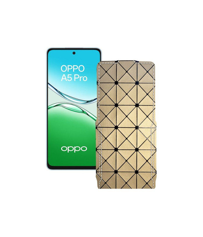 Чохол-флип з екошкіри для телефону OPPO A5 Pro (CPH2711, CPH2695)