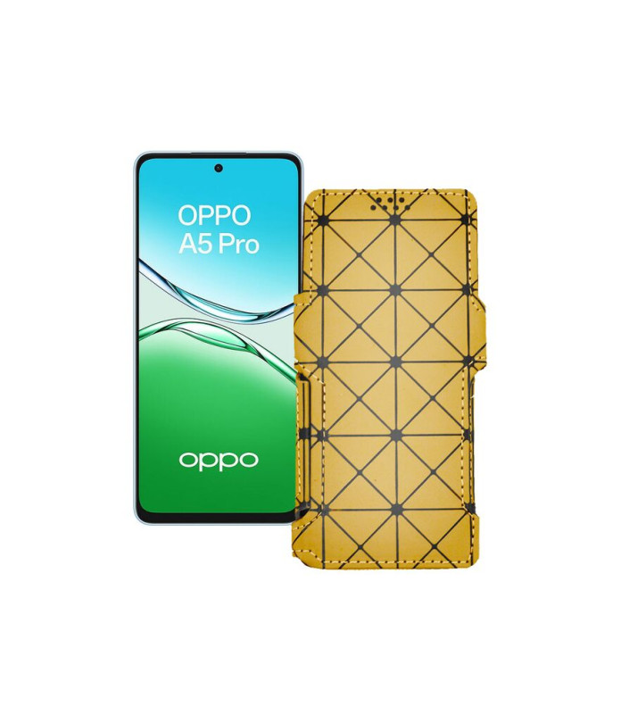 Чохол-книжка з екошкіри для телефону OPPO A5 Pro (CPH2711, CPH2695)