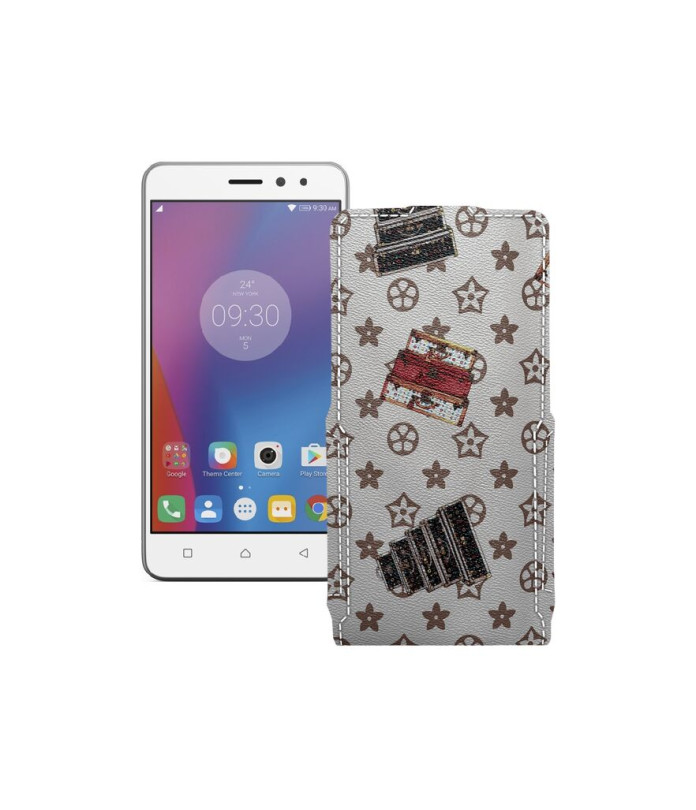 Чохол-флип з екошкіри для телефону Lenovo K6 (K33a48)