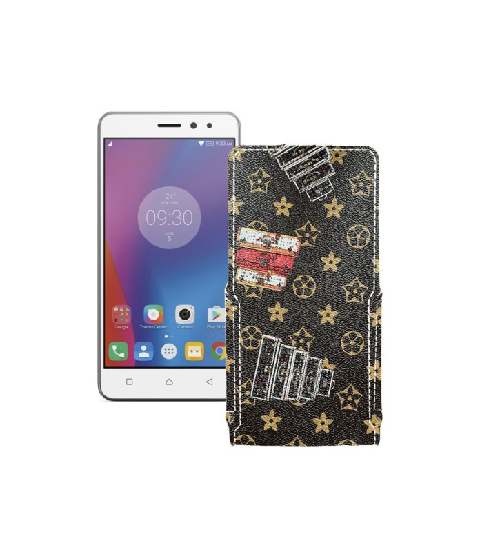 Чохол-флип з екошкіри для телефону Lenovo K6 (K33a48)