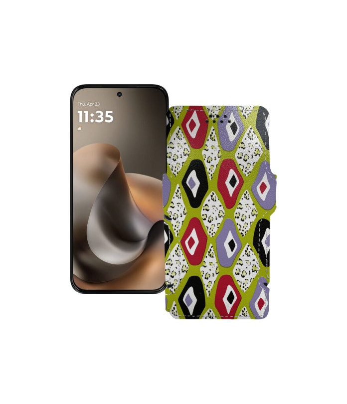 Чохол-книжка з екошкіри для телефону Motorola Moto G77