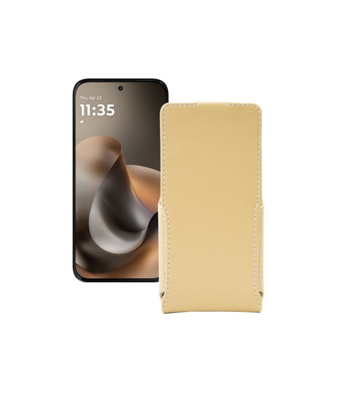 Чохол-флип з екошкіри для телефону Motorola Moto G77