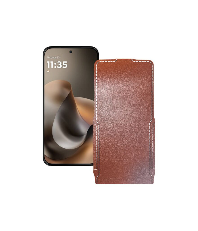 Чохол-флип з екошкіри для телефону Motorola Moto G77