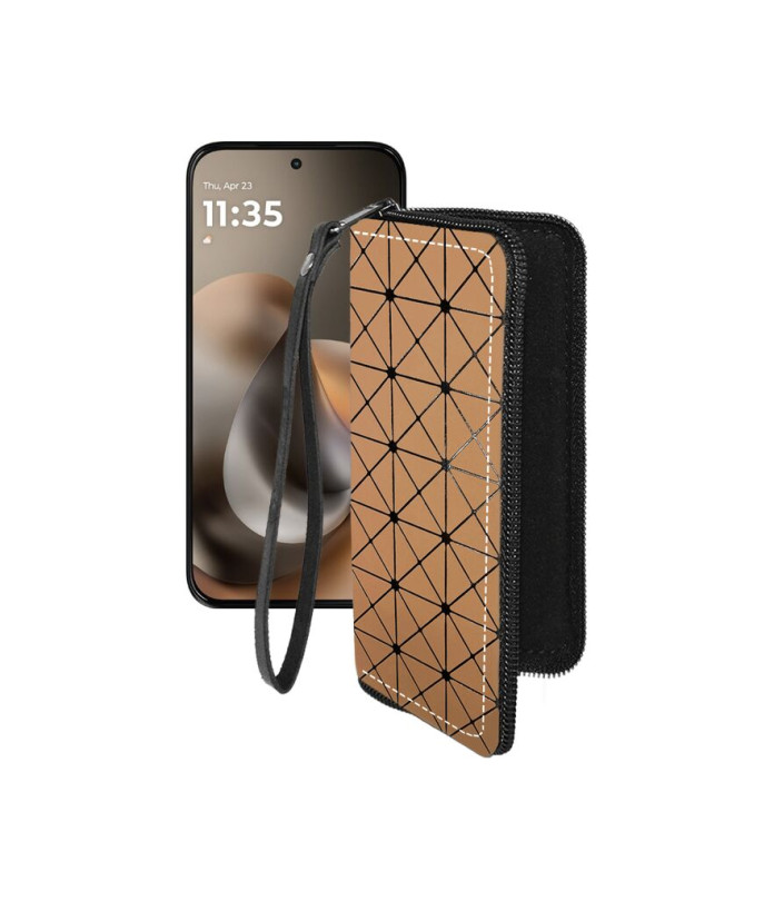 Чохол-гаманець з екошкіри для телефону Motorola Moto G77