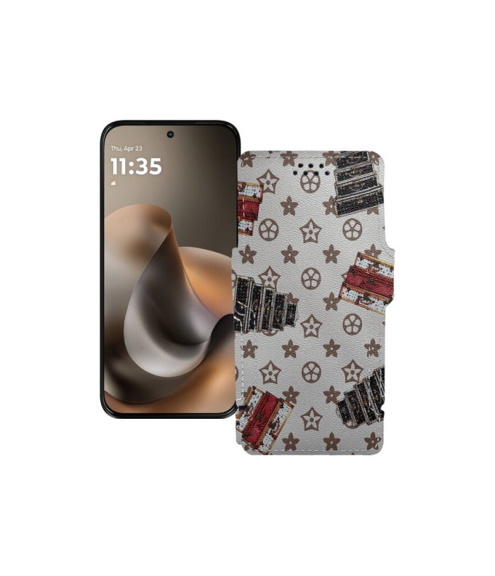 Чохол-книжка з екошкіри для телефону Motorola Moto G77