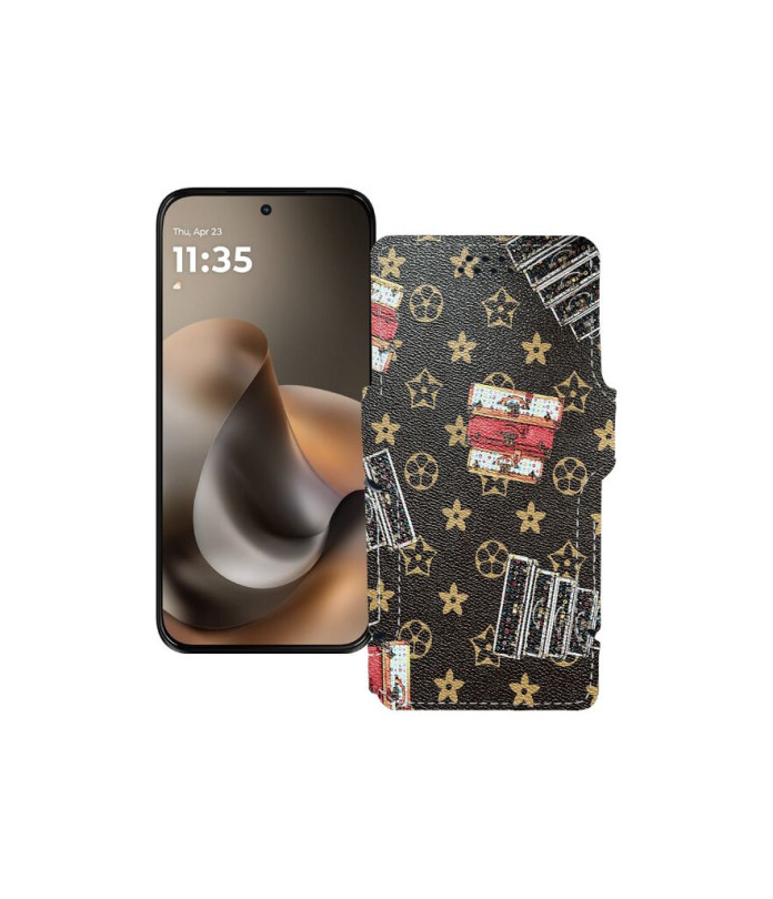 Чохол-книжка з екошкіри для телефону Motorola Moto G77