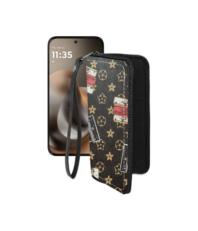 Чохол-гаманець з екошкіри для телефону Motorola Moto G77