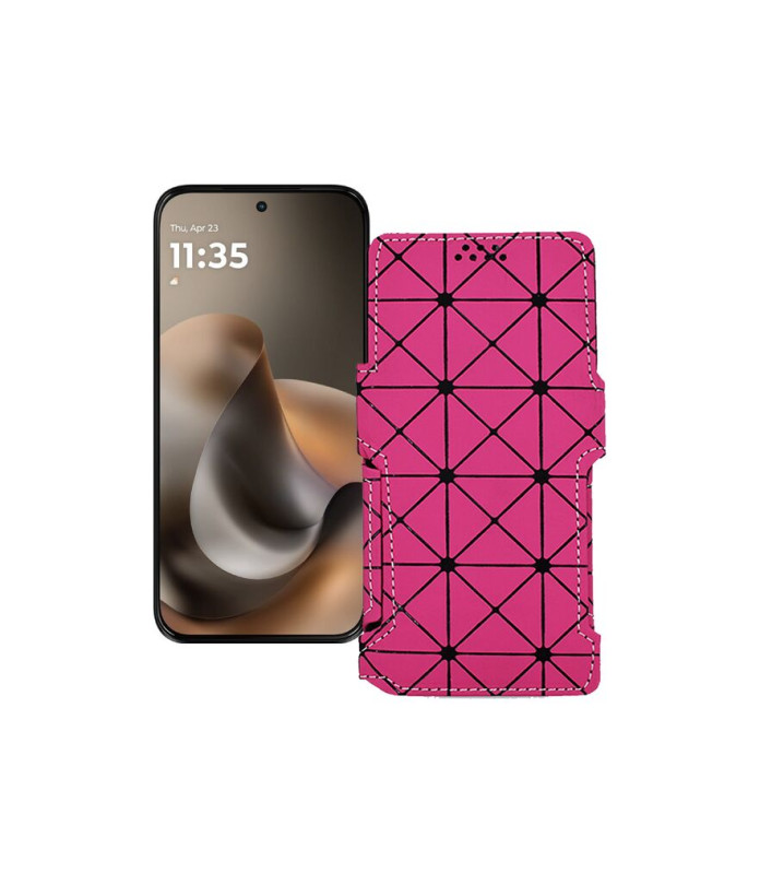 Чохол-книжка з екошкіри для телефону Motorola Moto G77