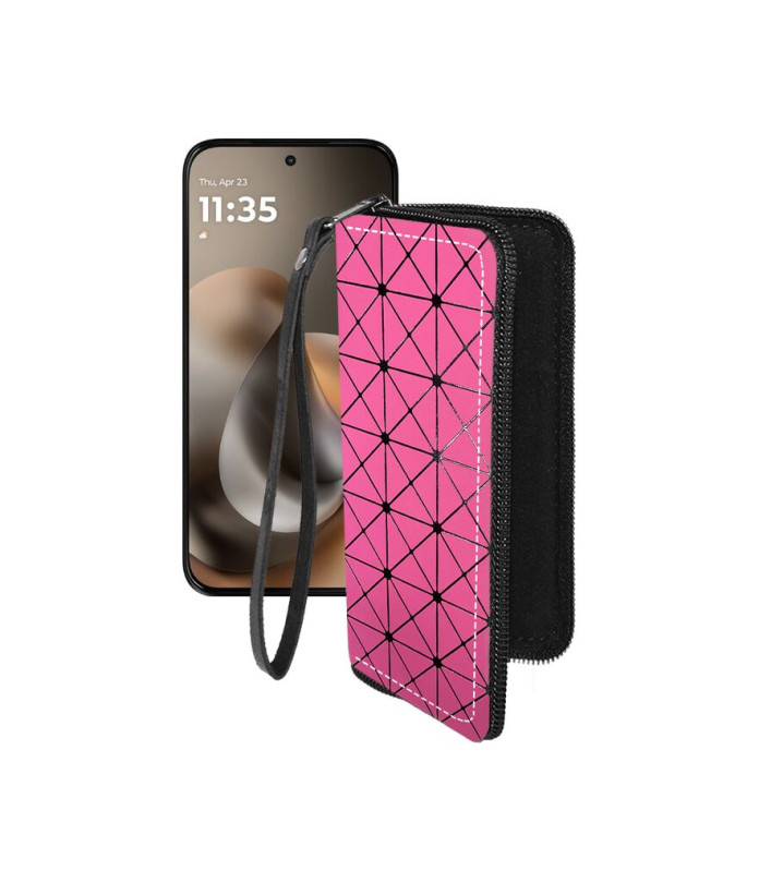 Чохол-гаманець з екошкіри для телефону Motorola Moto G77