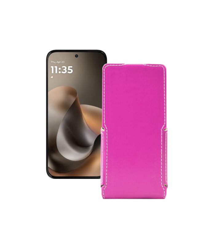 Чохол-флип з екошкіри для телефону Motorola Moto G77