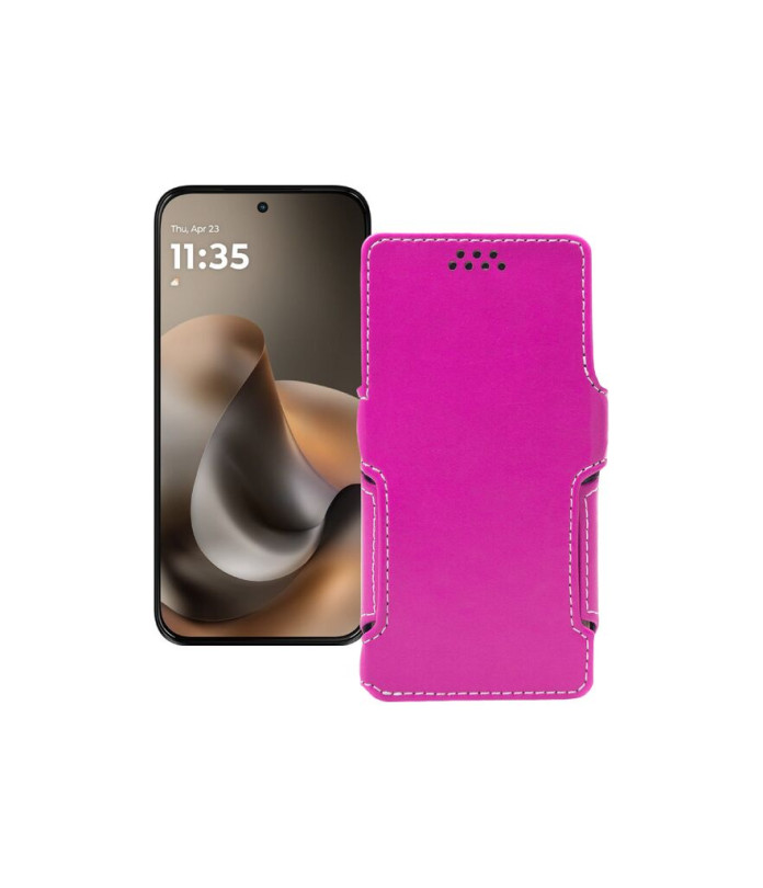 Чохол-книжка з екошкіри для телефону Motorola Moto G77