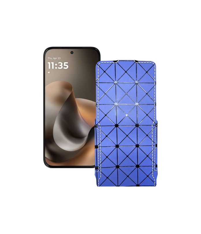 Чохол-флип з екошкіри для телефону Motorola Moto G77