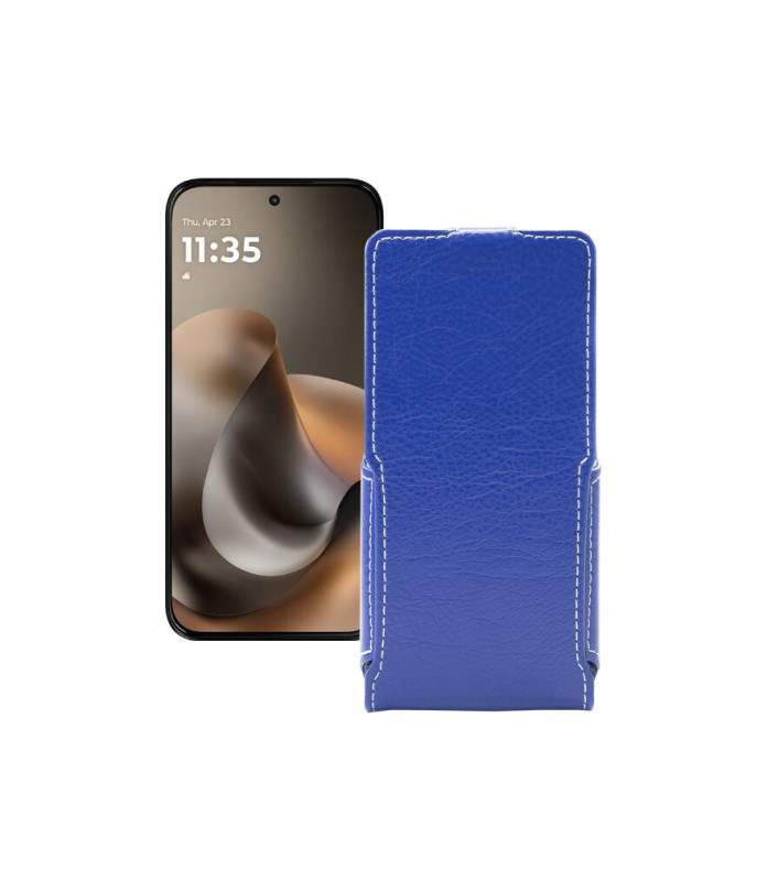 Чохол-флип з екошкіри для телефону Motorola Moto G77