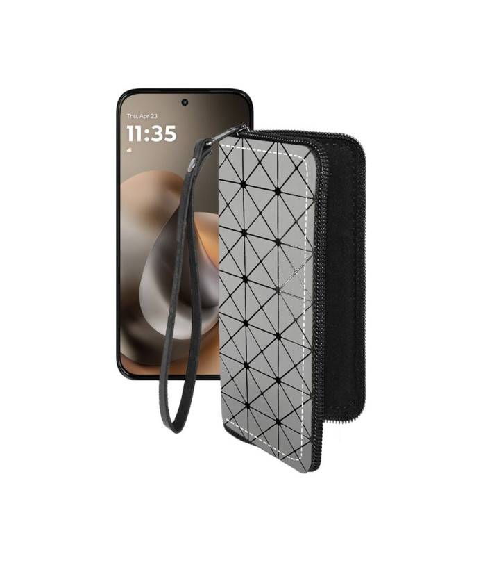 Чохол-гаманець з екошкіри для телефону Motorola Moto G77