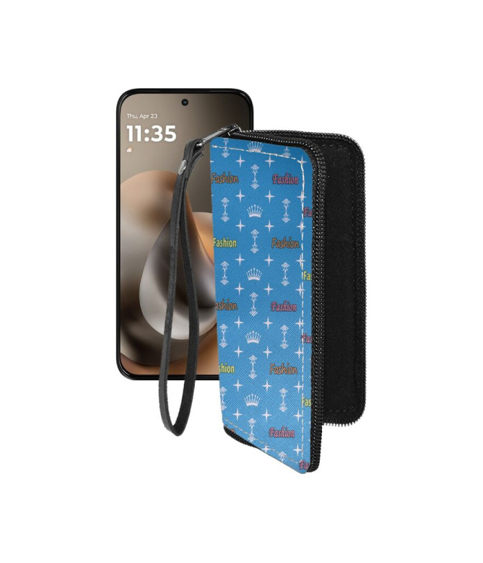 Чохол-гаманець з екошкіри для телефону Motorola Moto G77