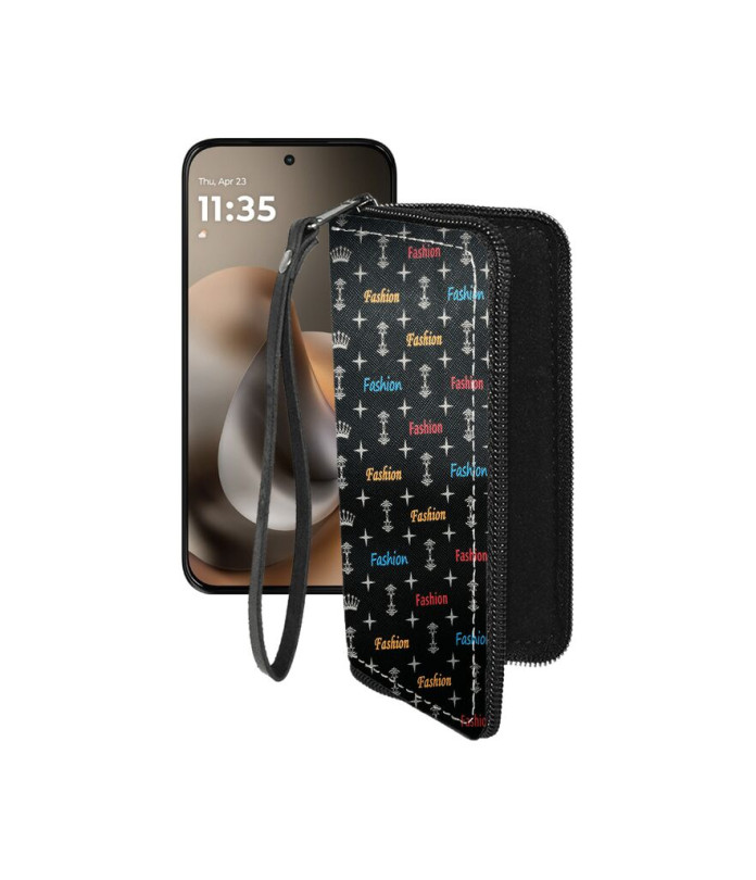 Чохол-гаманець з екошкіри для телефону Motorola Moto G77