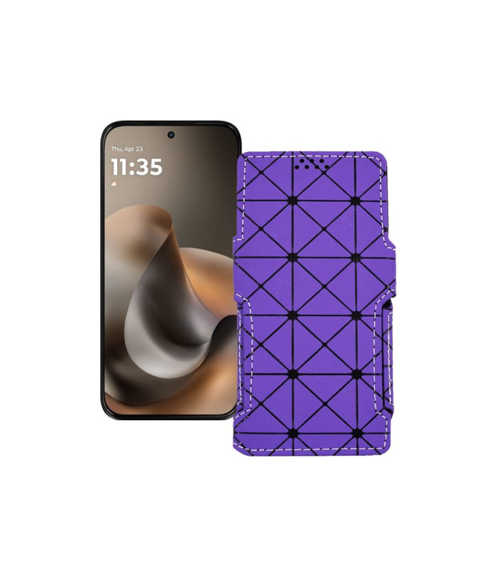 Чохол-книжка з екошкіри для телефону Motorola Moto G77